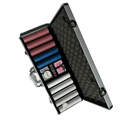 500-PCS-POKER-CHIP-SET-with-Aluminum-Carrying-Case.-Top-View.-Shop-eBargainsAndDeals.com