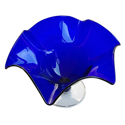 Cobalt-Royal-Blue-Art-Glass-Decorative-Pedestal-Bowl.-Shop-eBargainsAndDeals.com