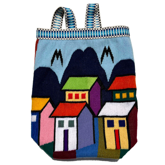 Colorful-Needlepoint-Woven-Backpack.-Oversized.-House-Scene-e.-Shop-eBargainsAndDeals.com