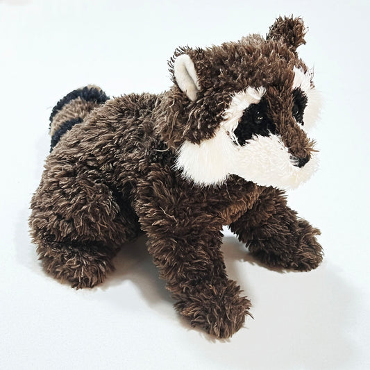 Douglas-The-Cuddle-Toy-Dark-Brown-Raccoon-Plush-Toy.-Front-view-3.-Angleview.-Shop-eBargainsAndDeals.com