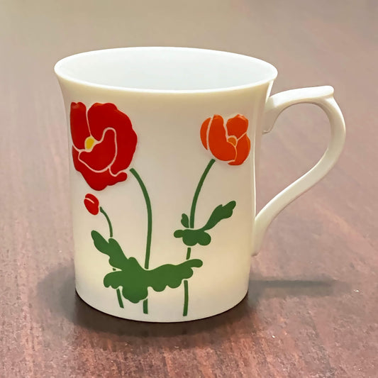 Horchow-White-Floral-Porcelain-Coffee-Cup.-Shop-eBargainsAndDeals.com