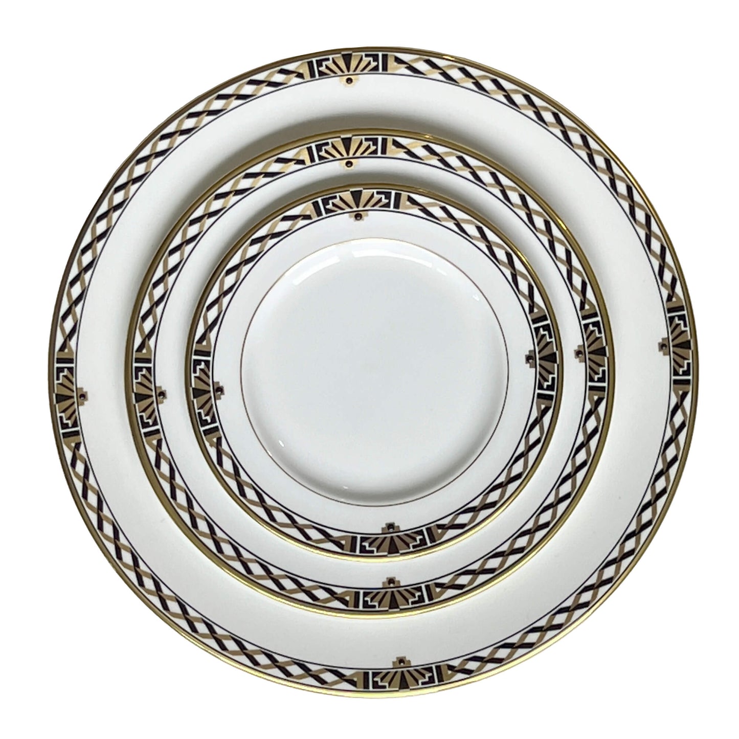 Lenox-Classics-Collection-American-Deco-China-3-pcs.-Dinner-plates.-Shop-eBargainsAndDeal.com