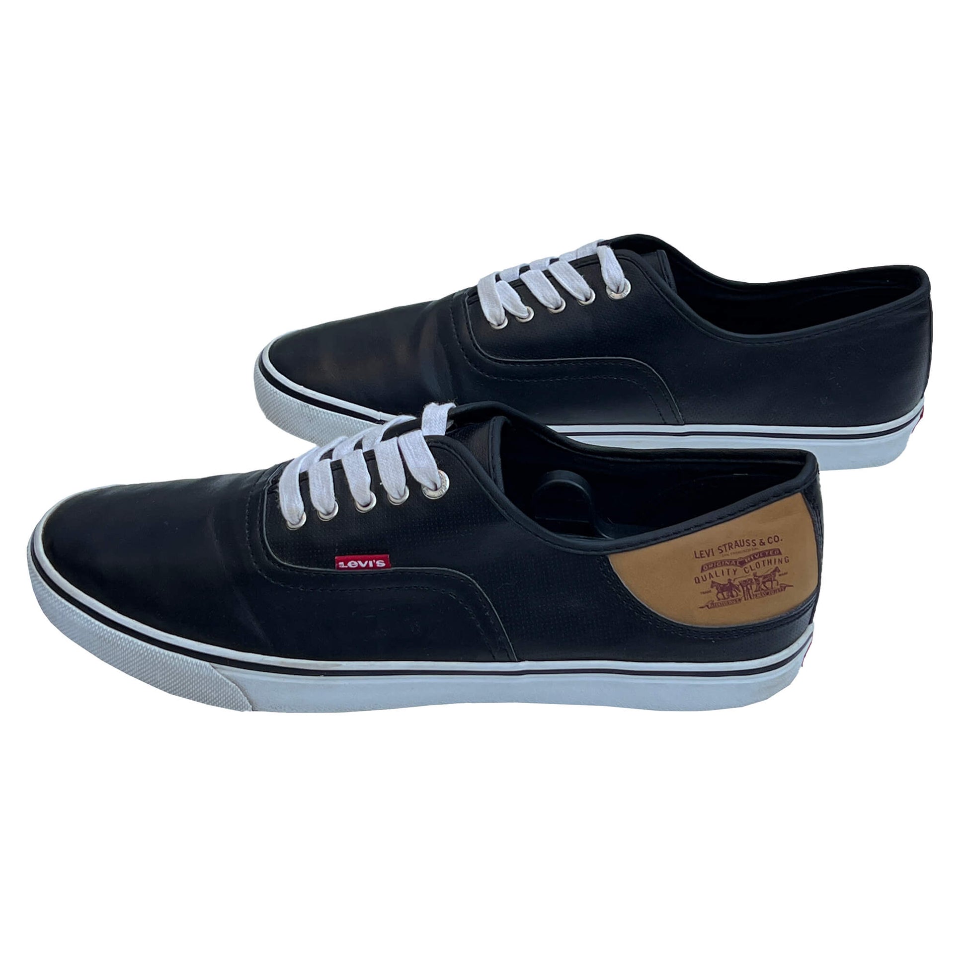Levis-Mens-Black-Leather-Casual-Shoes.-Size-13.-Shop-eBargainsAndDeals.com