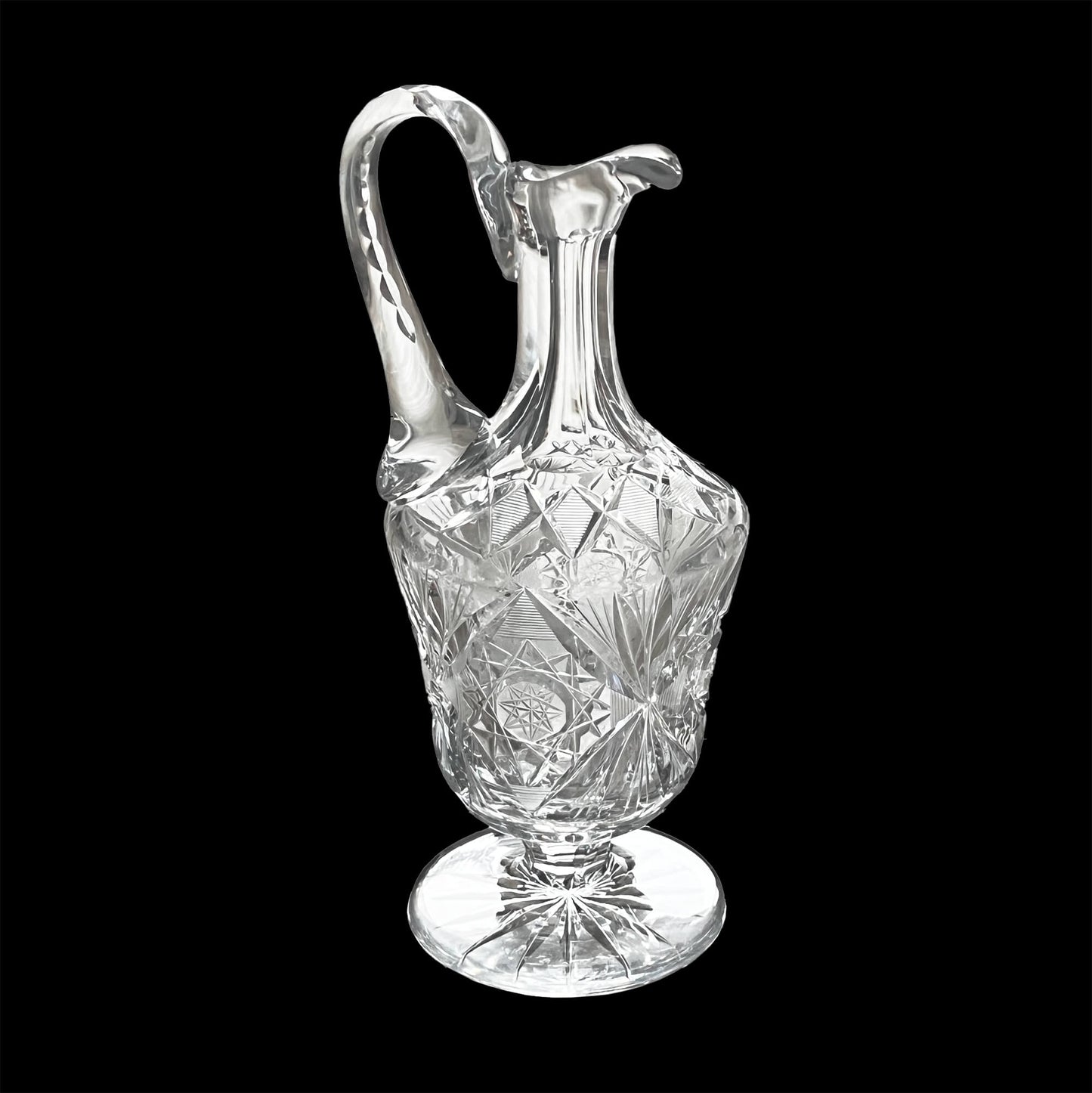 Libbey-Antique-Crystal-Water-Pitcher.-AmericanBrilliant-Period.-Shop-eBargainsAndDeals.com