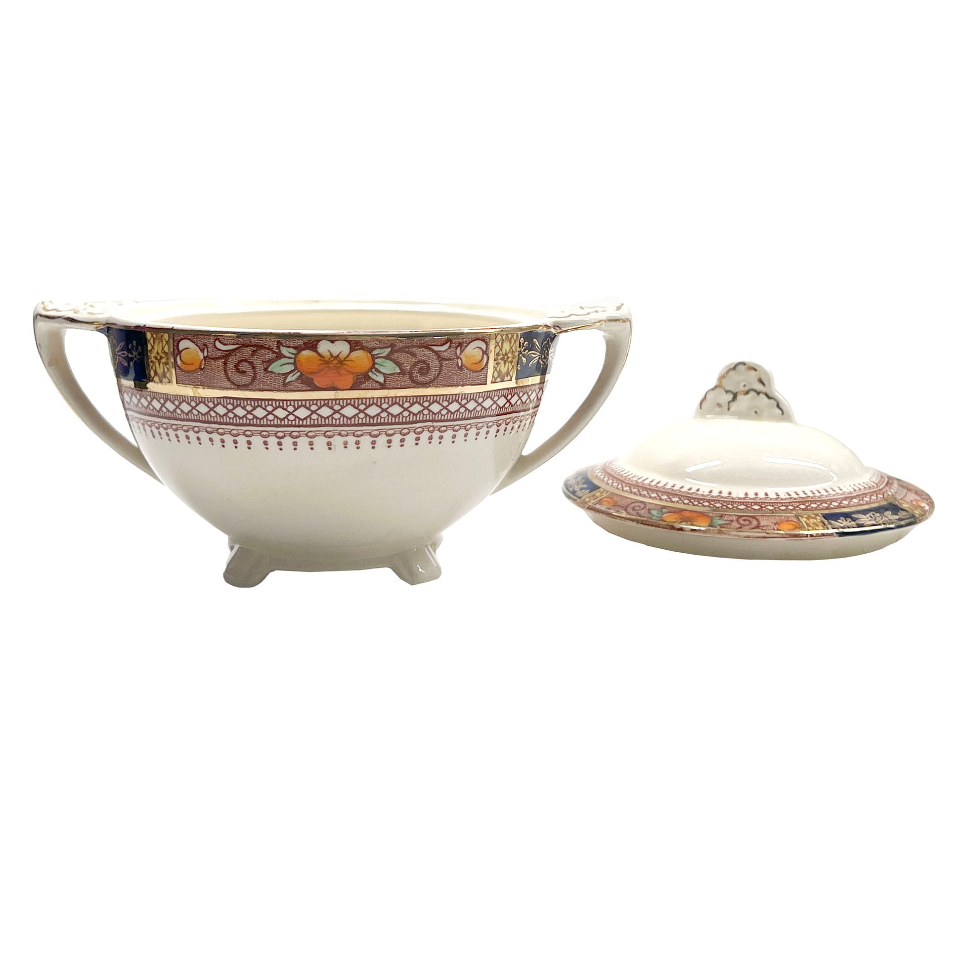 Queen-Mary-SOL-Covered-China-Sugar-Bowl.-Open-view.-Shop-eBargainsAndDeals.com.