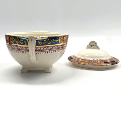Queen-Mary-SOL-Covered-China-Sugar-Bowl.-Side-view.-Shop-eBargainsAndDeals