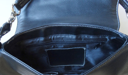 Black-Pebble-Leather-Envelope-Bag-interior.-Shop-eBargainsAndDeals