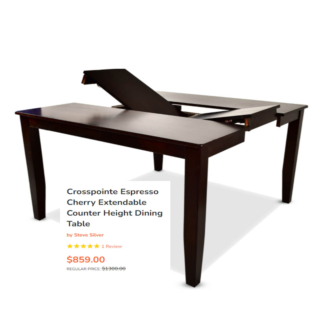 Steve-Silver-Crosspoint-Espresso-Cherry-Wood-Counter-height-Dining-Table.-Shop-eBargainsAndDeals.com.