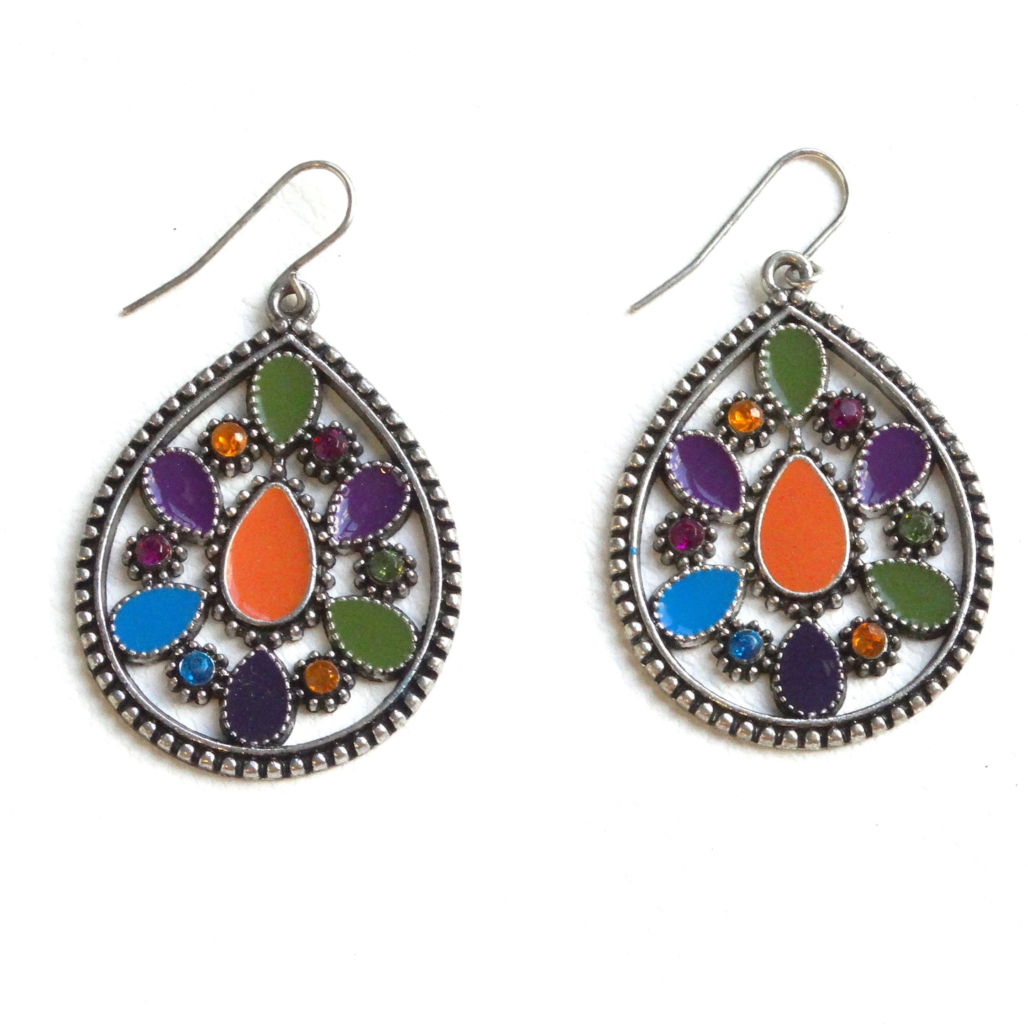 Enamel-and-Rhinestone-Hippie-Teardrop-Earrings_-Boho-Gypsy.-Shop-eBargainsAndDeals.com