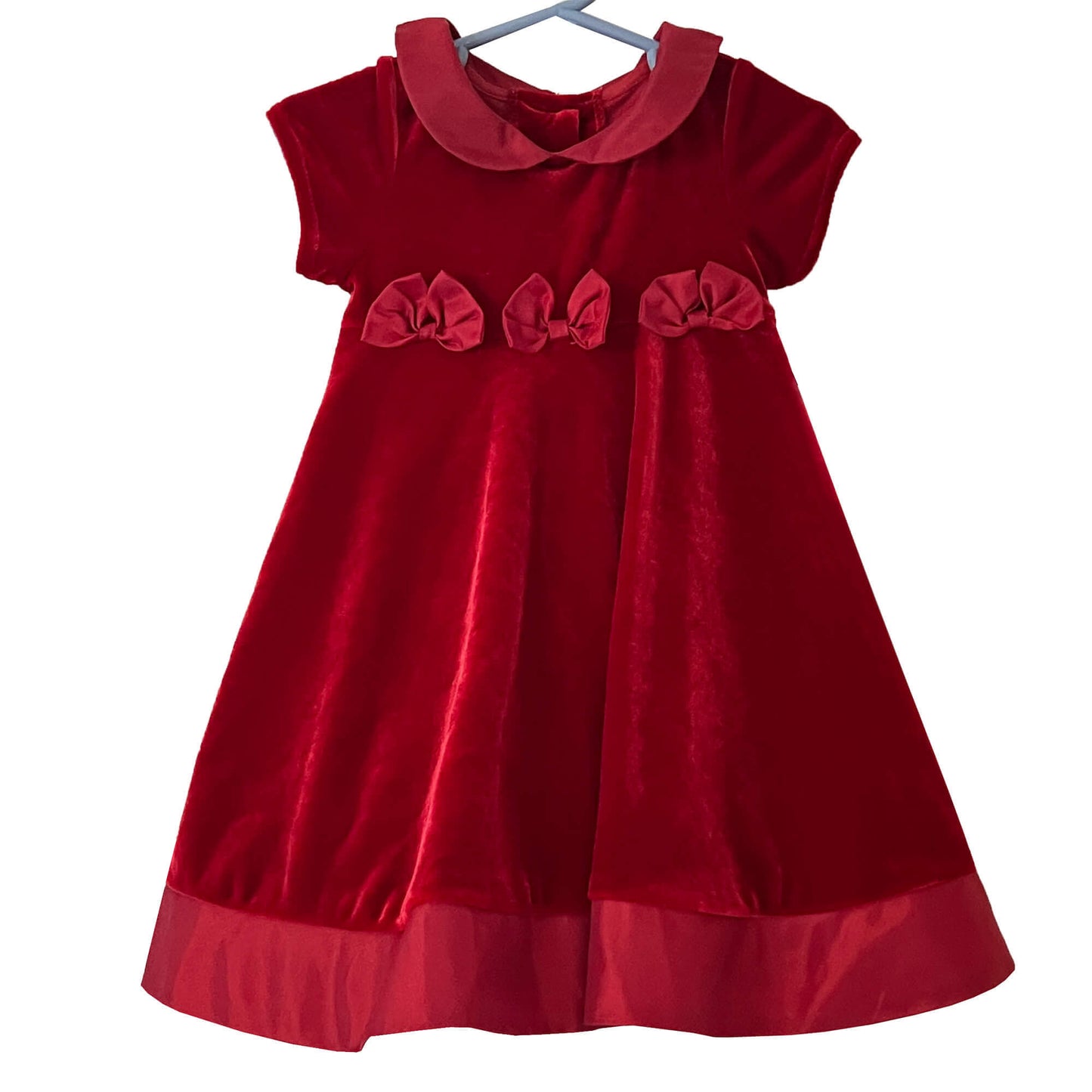 Good-Lad-Infant-Girl_s-Red-Velvet-Holiday-Party-Dress_-Size-18M.-Shop-eBargainsAndDeals.com