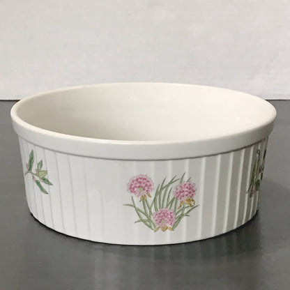 Herbs-and-Spices-9-in.-Round-Porcelain-Souffle/casserole-Dish.-Shop-eBargainsAndDeal.com.