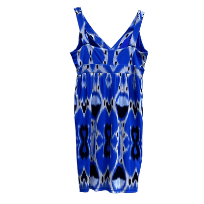 I-N-C-International-Concepts-Blue-Pattern-Studded-Mini-Dress-size-Petite Medium_, back-view,-shop-eBargainsAndDeals