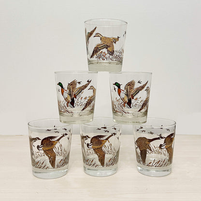 Libbey-Wild-Bird-Duck-Geese-Rocks-Bar-Glasses.-Shop-eBargainsAndDeals.com