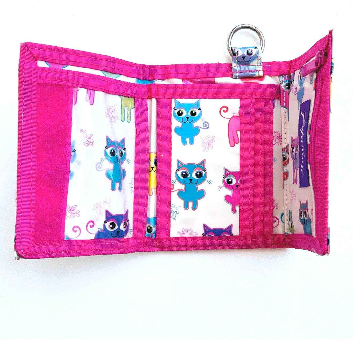 Paperchase-Kitty-Cat-Wallet_-Made-in-England-Tri-Fold_-open-view_-shop-eBargainsAndDeals