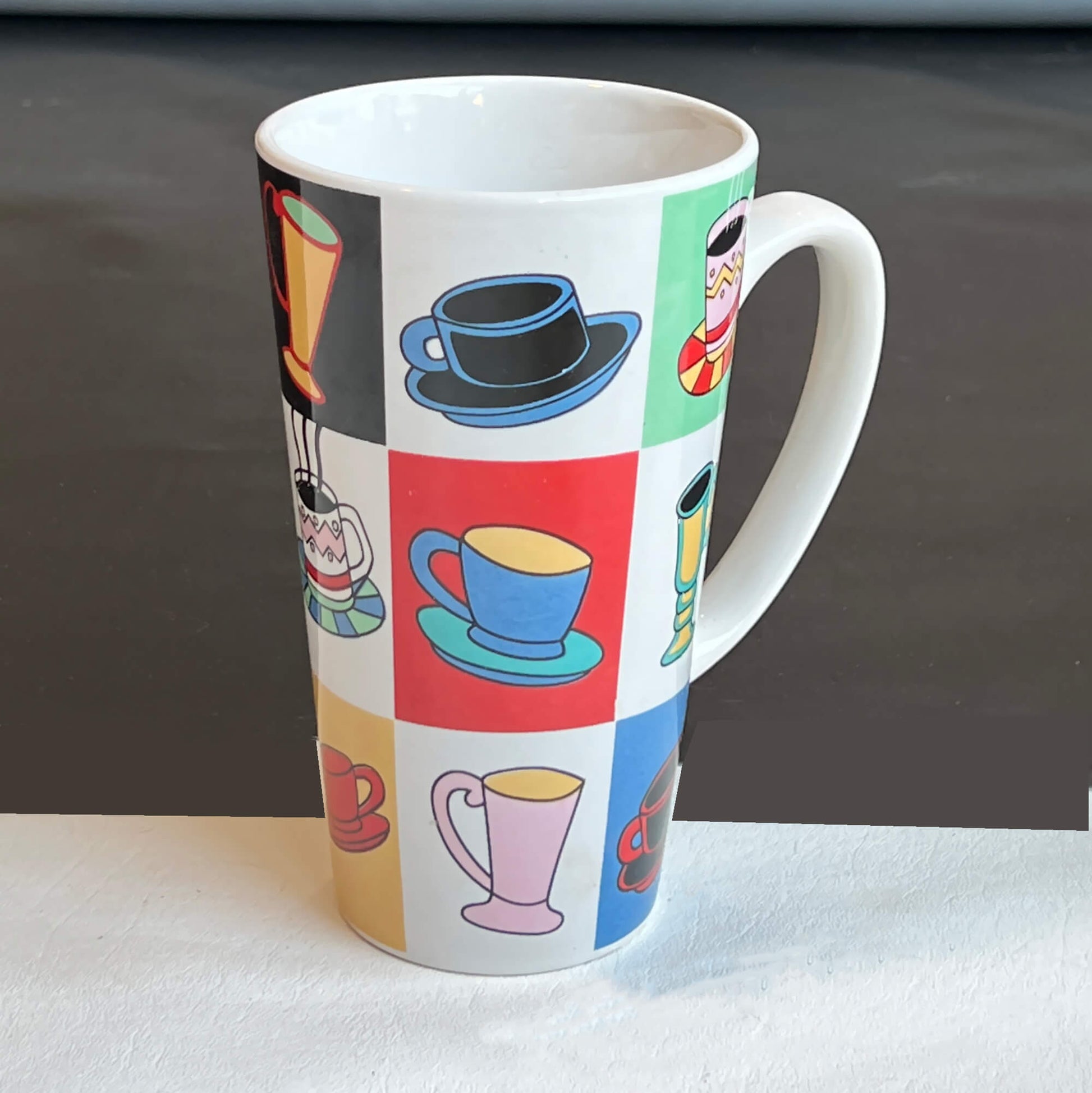 Tall-Ceramic-Coffee-Mug_-Coffee-Cup-Pattern.-View-e.-Shop-eBargainsAndDeals.com