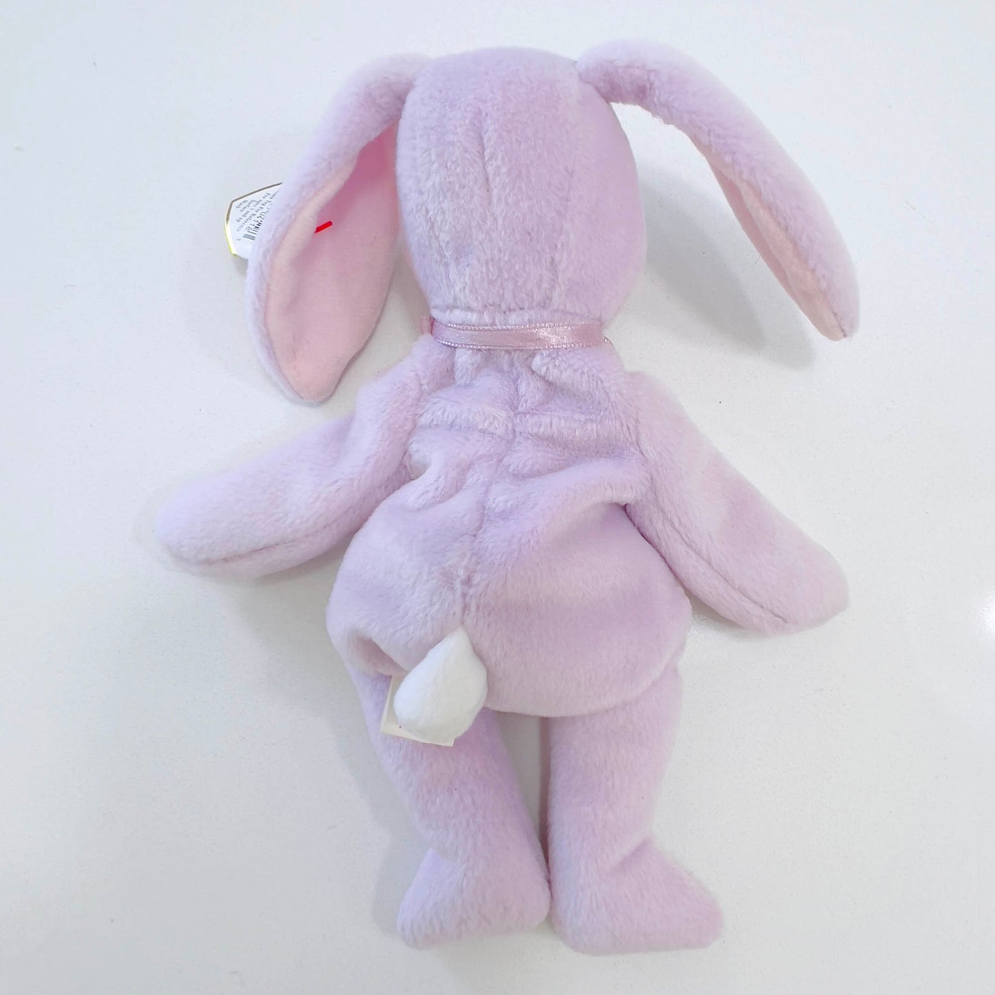 Ty-Floppity-Bubby-Rabbit-Stuffed-Toy-1996.-Back-view.-Original-Beanie-Babies-Collection
