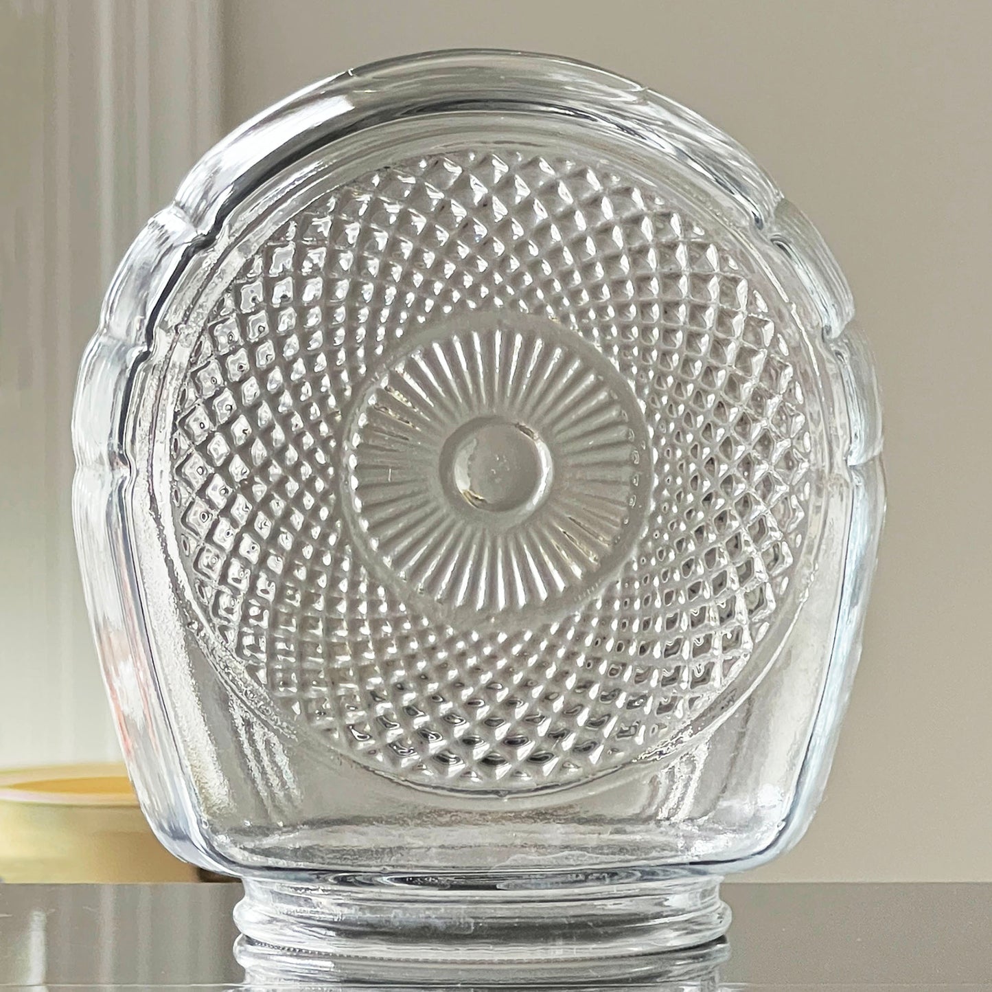 Vintage-Clear-Glass-Alarm-Clock-Shaped-Fixture-Shade.-Shop-eBargainsAndDeals.com