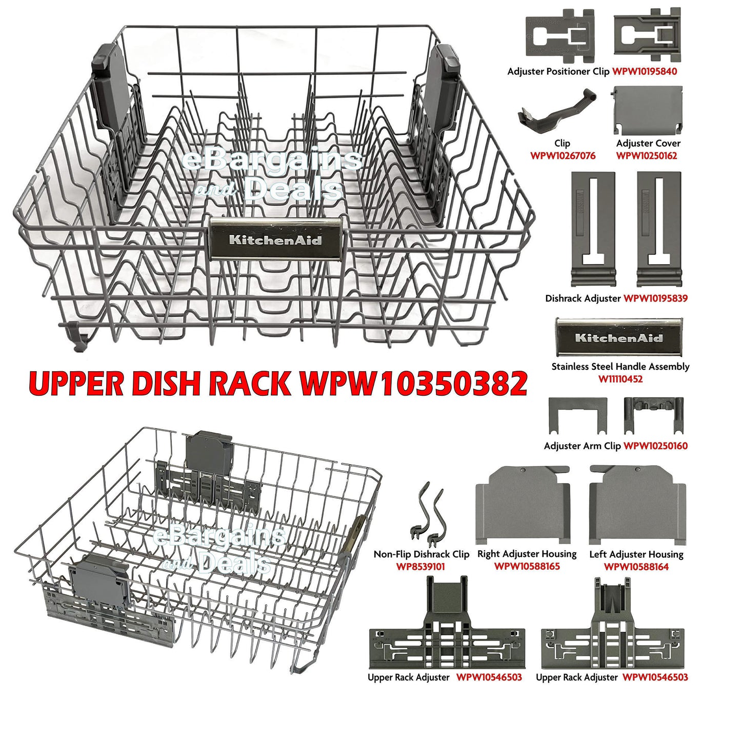 Whirlpool Kitchenaid Wpw10350382 Upper