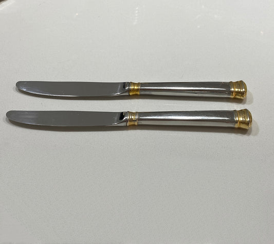 Lenox-Eternal-Gold-Stainless-Steel-Dinner-Knives, Set-of-2, shop-ebargainsanddeals.